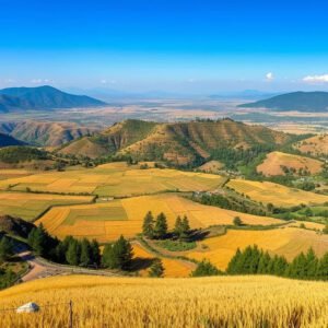 Los campos de arroz en China